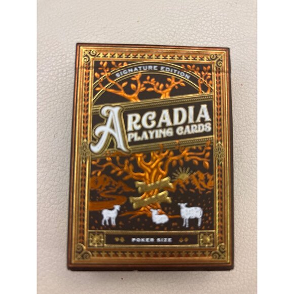 Arcadia Playing Cards – Signature Edition – Poker Size – Luxury Foil Tuck – Open - Picture 1 of 10